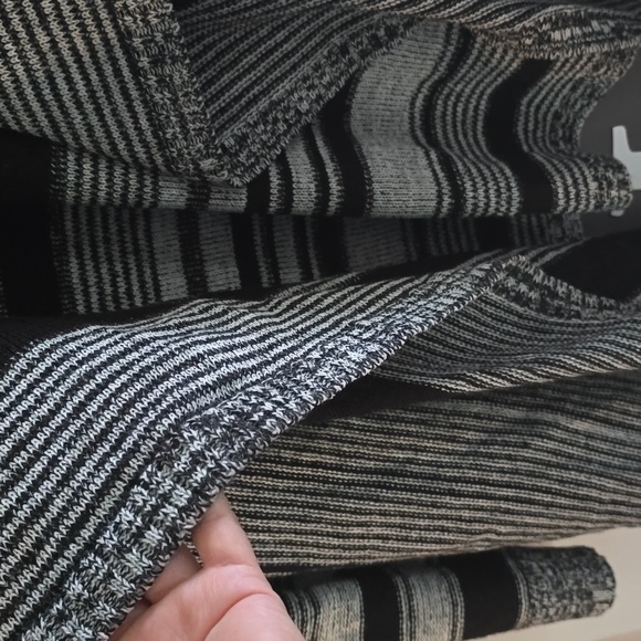 Faded Glory~Stripe Waterfall Cardi~Sz XL~NWT - Picture 7 of 8